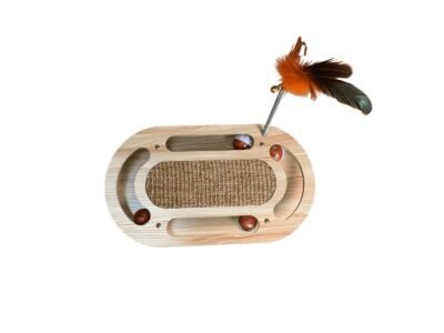 Rascador interactivo ovalado