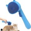 Peine Autolimpiable con Diseño de Gato