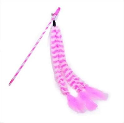 Varita con plumas