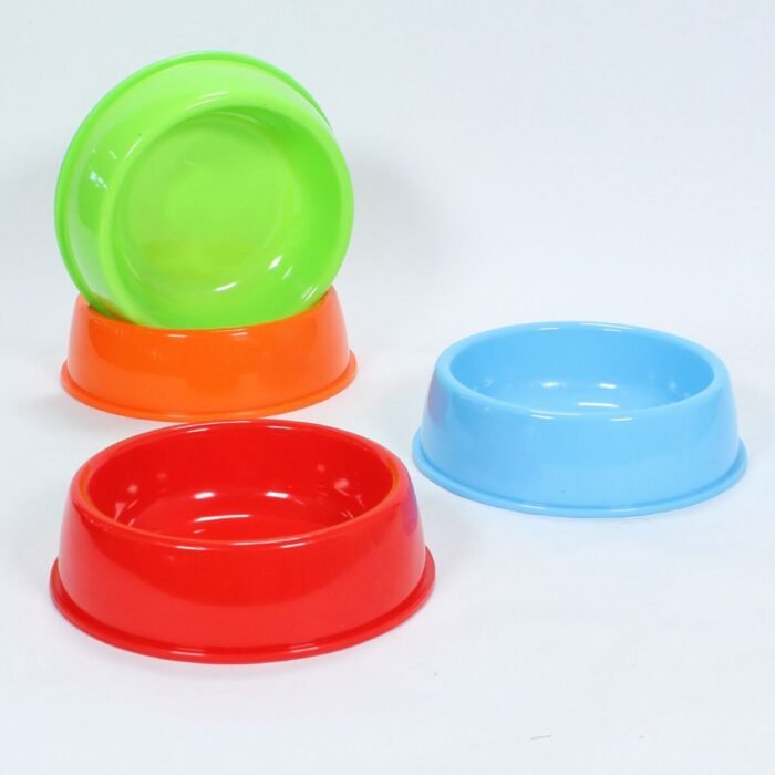 Plato circular de plástico