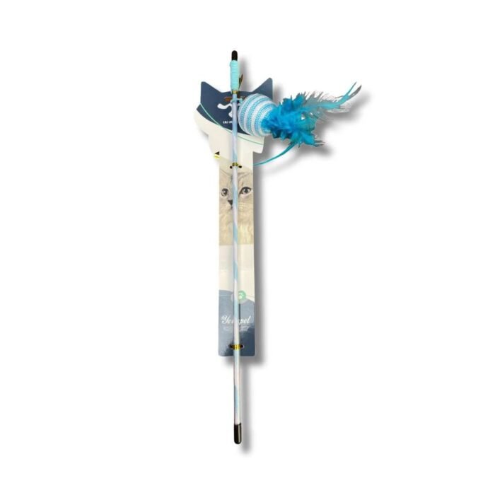 Varita con pelota y pluma